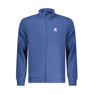 Hanorac barbati cu fermoar si logo brodat - regular fit - U.S. Grand POLO