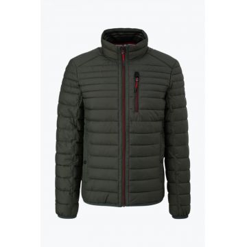 Jacheta barbati cu buzunare oblice si logo verde 55975