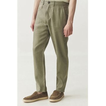 Pantaloni eleganti de in cu buzunare laterale