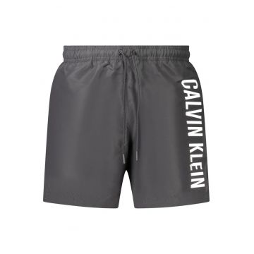 Pantaloni scurti barbati pentru inot cu imprimeu cu logo  - regular fit -