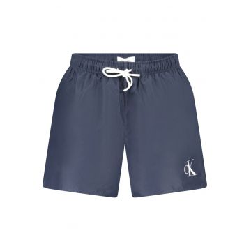 Pantaloni scurti barbati pentru inot cu logo - regular fit - bleumarin