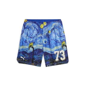 Pantaloni scurti sport cu imprimeu - pentru baschet