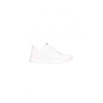 Skechers UNO LITE - LIGHTER ONE pentru bărbați adidași cu șireturi - pantofi albi joase 183120-WHT