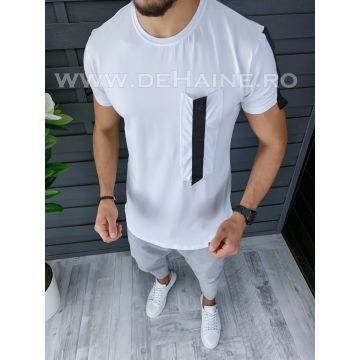 Tricou barbati alb 2620  N7-4.3