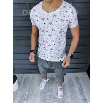 Tricou barbati slim fit ZR A9221 N5-3.1