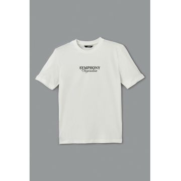 Tricou cu imprimeu text