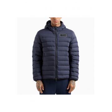 Geaca  pentru Barbati - m down medium hooded jacket - 6DPB16-PNHAZ-1562 - Albastru