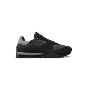 Pantofi sport  pentru Barbati - low top lace up mix - HM0HM01403-0GV - 40 EU - Negru
