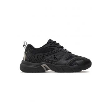 Pantofi sport  pentru Barbati - retro tennis low mix ml met - YM0YM00931-0GT - Negru