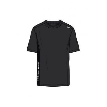 Tricou  pentru Drumetie - 6DPT04-PJVPZ-1200 - Negru
