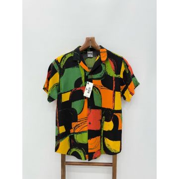 Camasa barbati PREMIUM   maneca scusta  cu imprimeu 13173