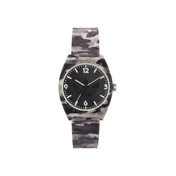 Ceas  Originals Street Project Two - camuflaj - hesalit - 50m rezistent la apa - negru-gri-alb