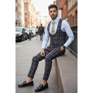 Compleu barbati Vesta + Pantaloni 12787  V5-3