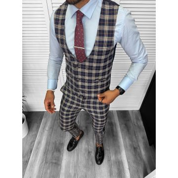 Compleu barbati  Vesta + Pantaloni 13189 N7-3.2