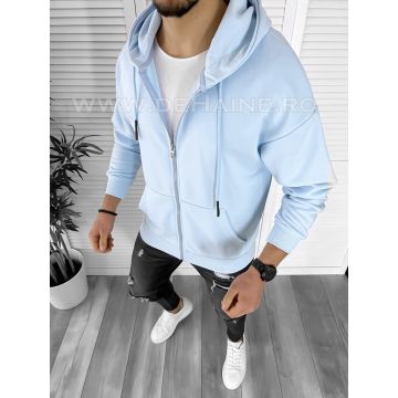 Hanorac barbati slim fit bleu K109 D5-5.3