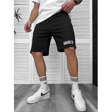 Pantaloni de trening scurti negri 13148 Pantaloni de trening scurti negri 13148