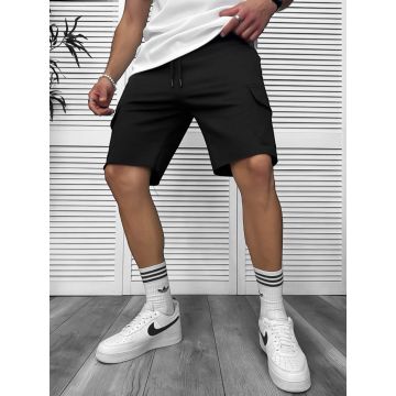 Pantaloni de trening scurti negri 13149 Pantaloni de trening scurti negri 13149