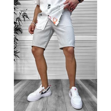 Pantaloni scurti casual  bleumarin 13058