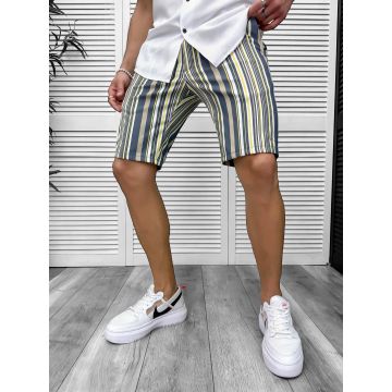 Pantaloni scurti casual  cu imprimeu  13124