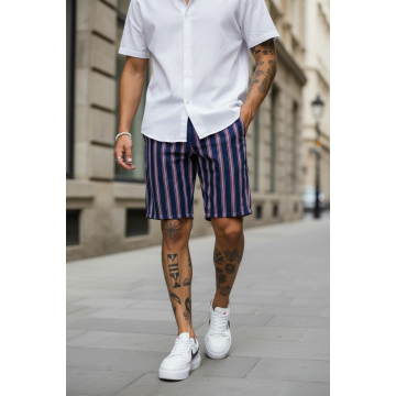 Pantaloni scurti casual  cu imprimeu  13126  D4-3.2