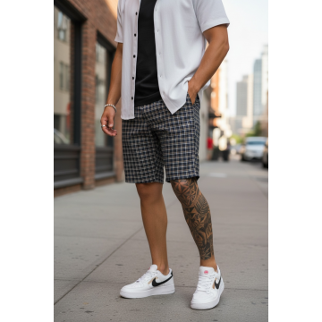 Pantaloni scurti casual  cu imprimeu  13139  O3-6.2