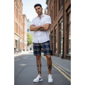 Pantaloni scurti casual  cu imprimeu  13140   D4-3.3