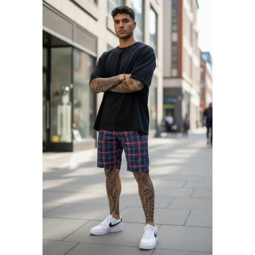 Pantaloni scurti casual  cu imprimeu  13141  D4-3.2