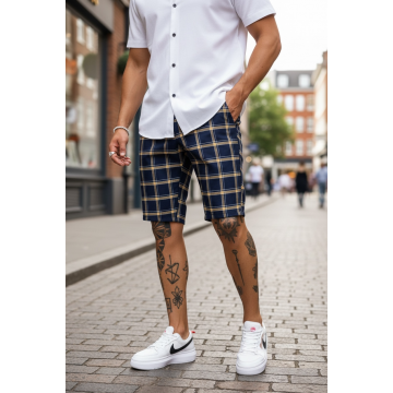 Pantaloni scurti casual  cu imprimeu  13142