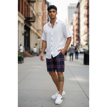 Pantaloni scurti casual  cu imprimeu  13143  D4-3.3