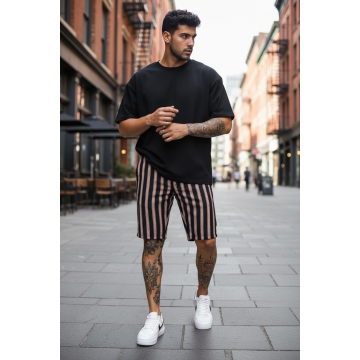 Pantaloni scurti casual  cu imprimeu  13147  D4-3.3