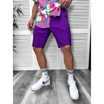Pantaloni scurti casual  mov 13058