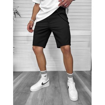 Pantaloni scurti casual  negri  13058