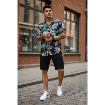 Pantaloni scurti casual  negri 13058  O4-3.2