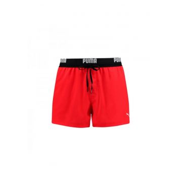 Pantaloni scurti de baie cu banda logo in talie