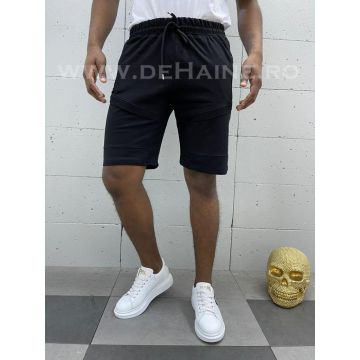 Pantaloni scurti de trening negri B3938 83-4