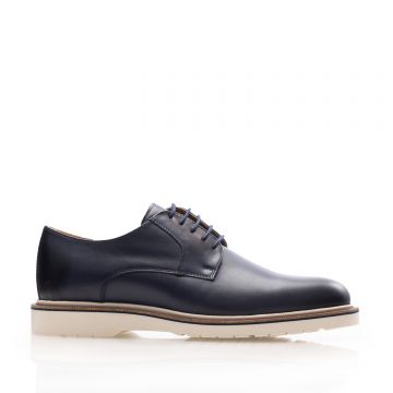 Pantofi casual bărbati din piele naturală, Leofex - 539-1 Blue Box