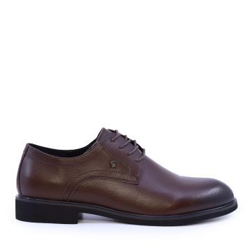Pantofi derby bărbați Benvenuti maro din piele 3850BP324M