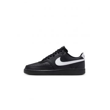 Pantofi sport -  Court Vision Lo Trk3.2 - Piele naturala - Negru