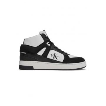 Pantofi sport  pentru Barbati - basket cupsole mid lth - YM0YM00883-01W - Negru