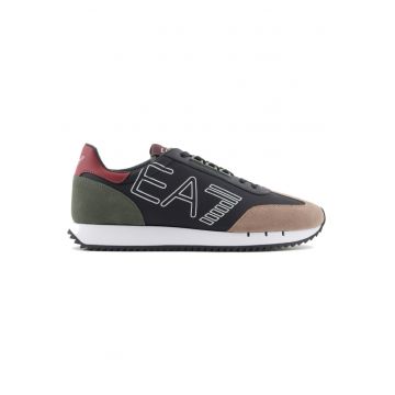 Pantofi sport  pentru Barbati - black white vintage - X8X101-XK257-T985 - 44 EU - Negru