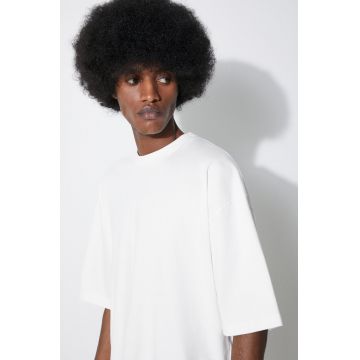 Reebok LTD tricou din bumbac Trompe L'Oeil Tee barbati, culoarea bej, neted, RMAA005C99JER0010300