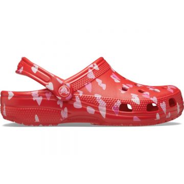 Saboti Crocs Classic Valentine's day Clog Rosu - Cherry Red