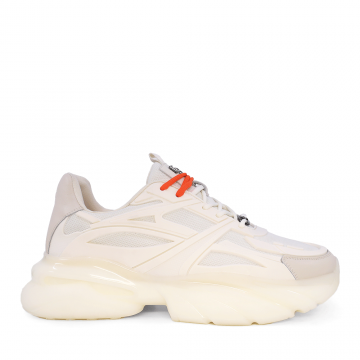 Sneakers bărbați Enzo Bertini bej din piele naturală  și textil  3867BP431BE