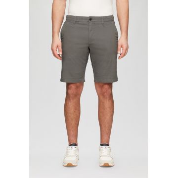 Bermude chino cu model uni