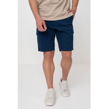Bermude relaxed fit din amestec de bumbac organic