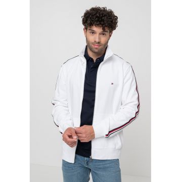 Bluza de trening cu logo si fermoar