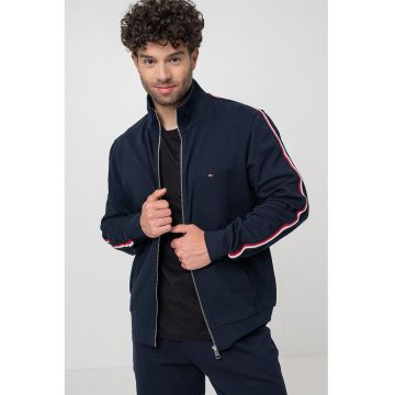 Bluza de trening cu logo si fermoar