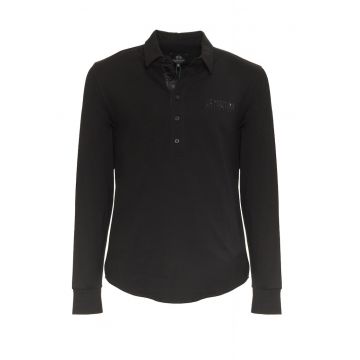 Bluza polo barbati  ZMP021 Negru1