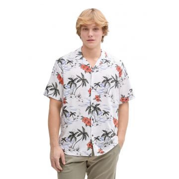Camasa cu maneci scurte si model tropical