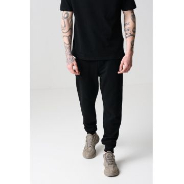 Pantaloni de trening uni cu snur